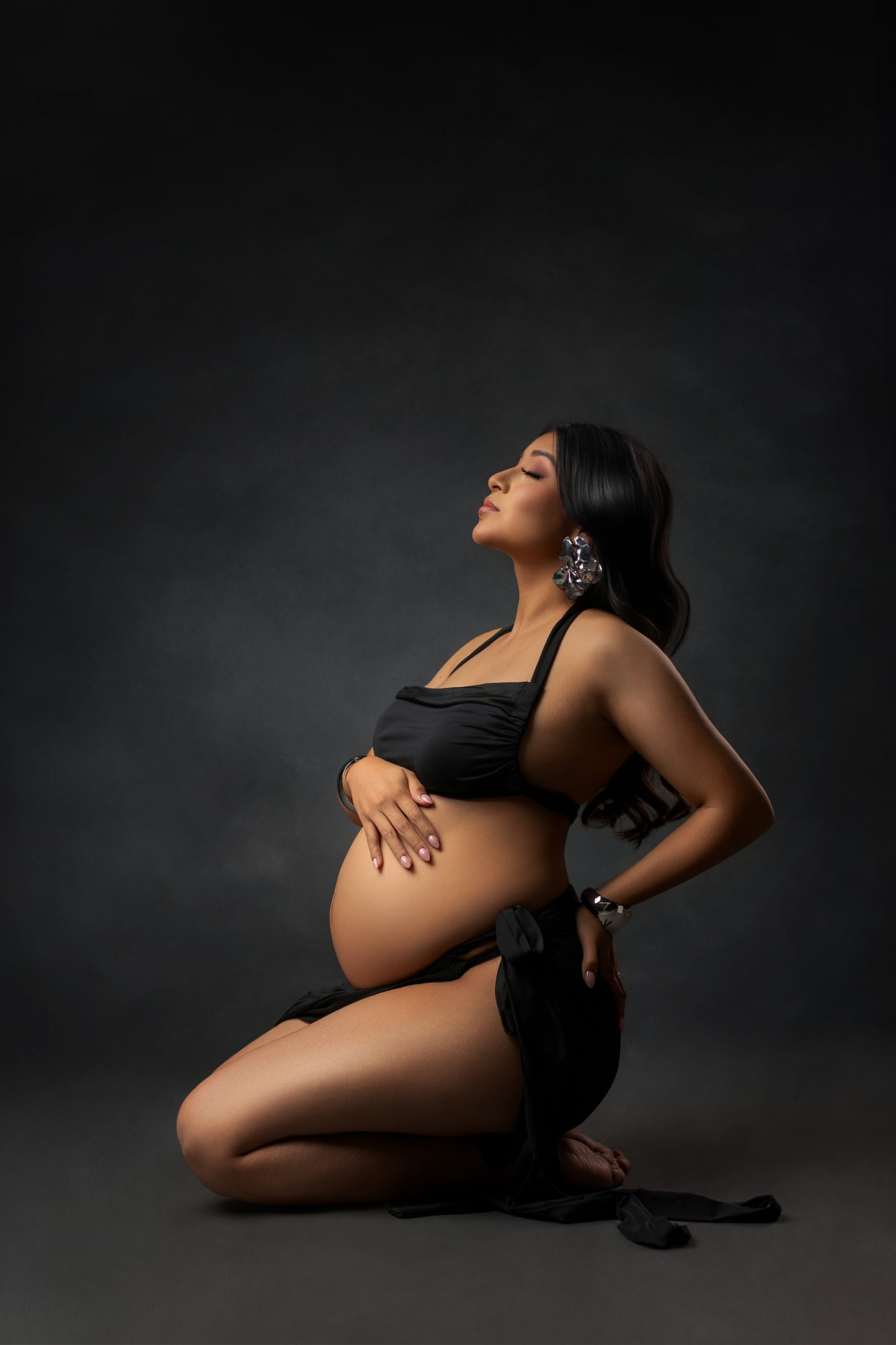 Emma Statement Metal Earrings