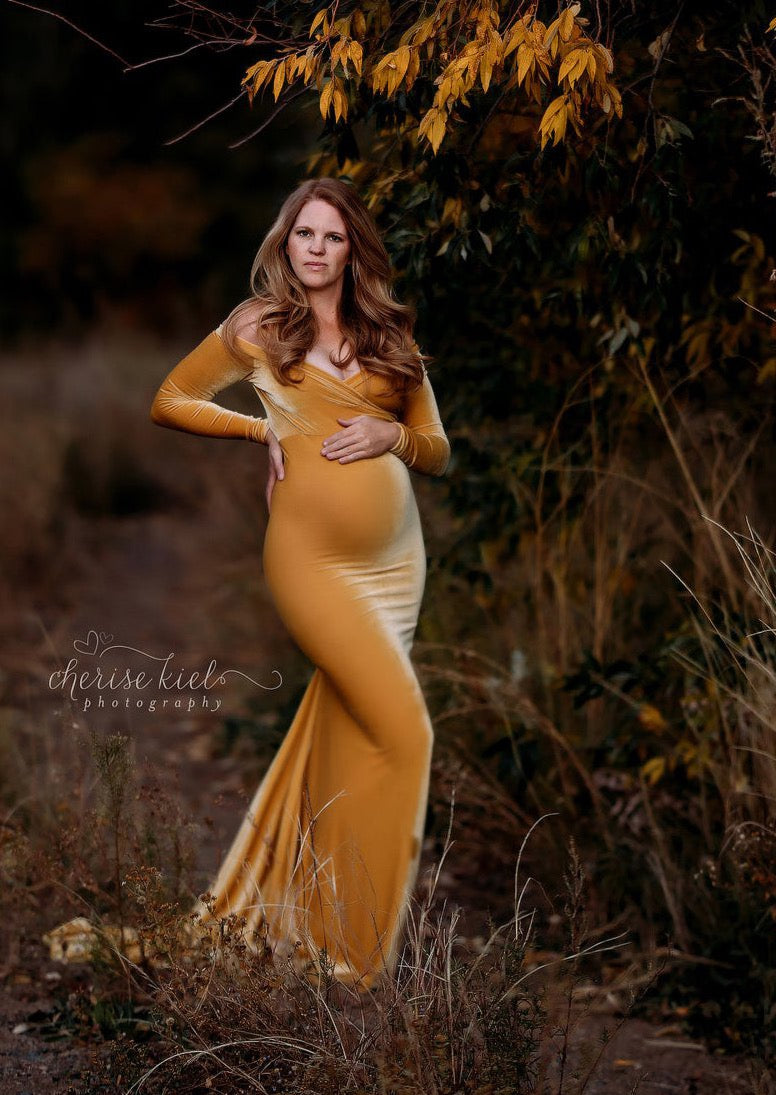 Scarlet Velvet Dress