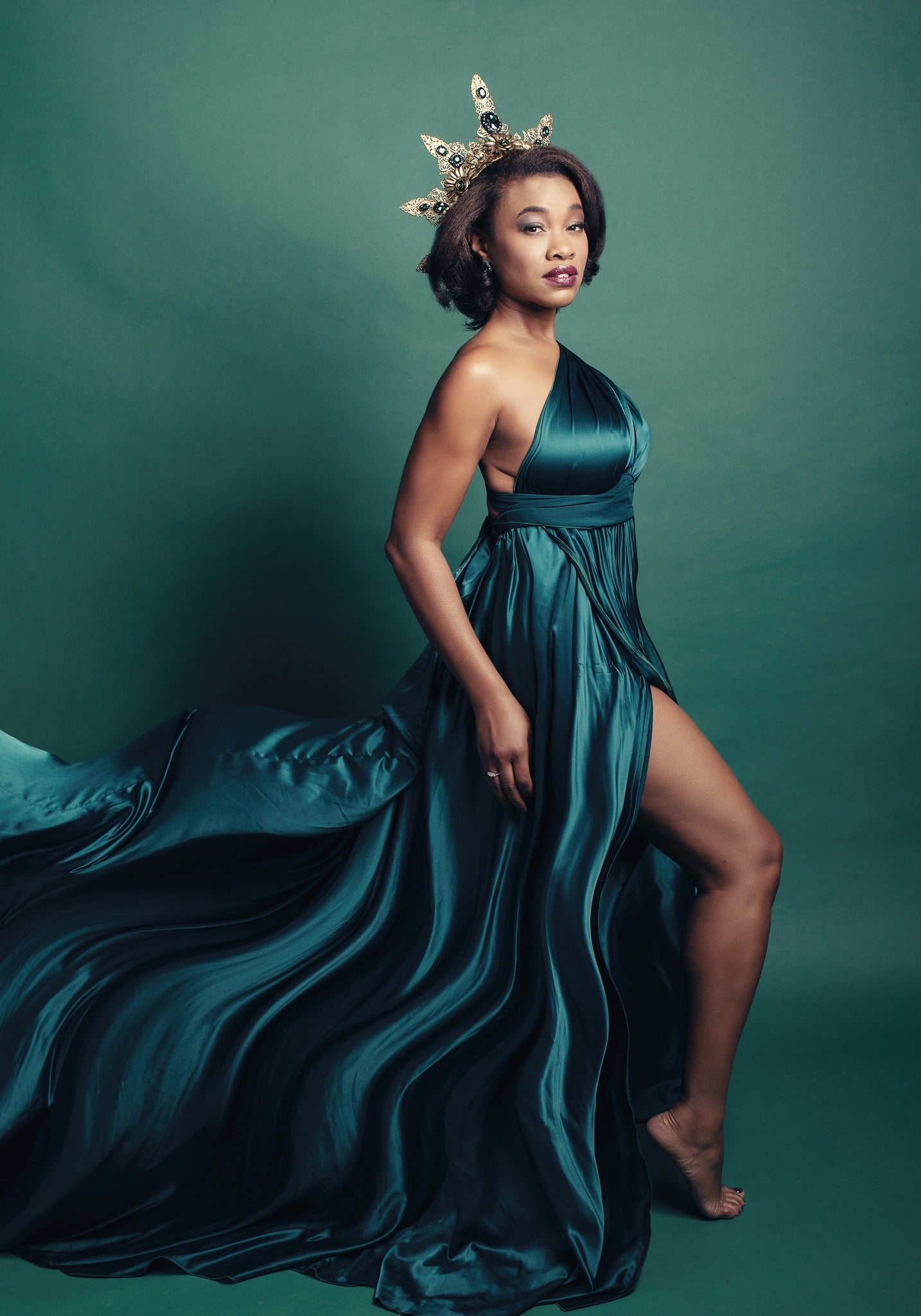 Lana Satin Gown