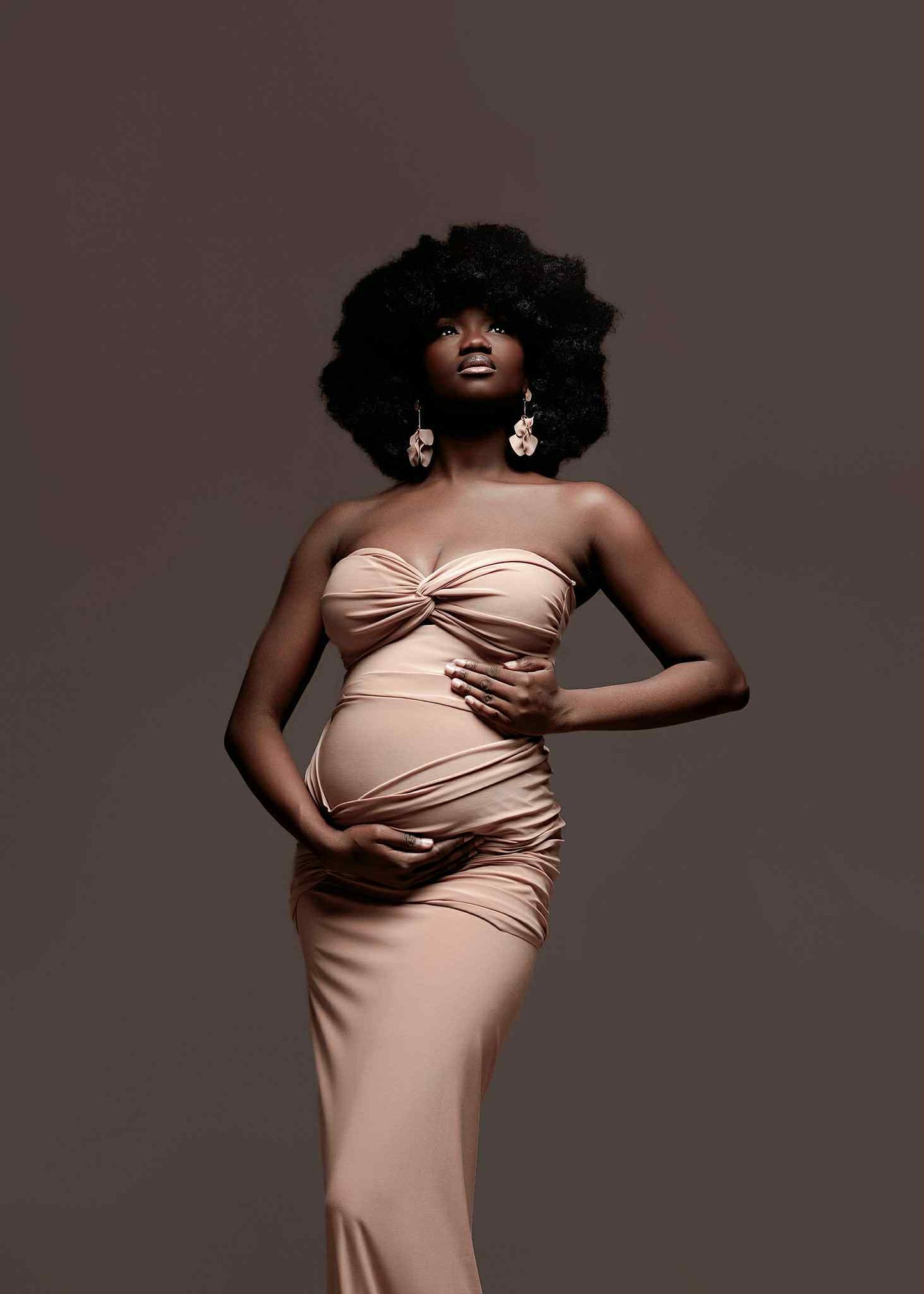 Liora Emerald Flower Earrings